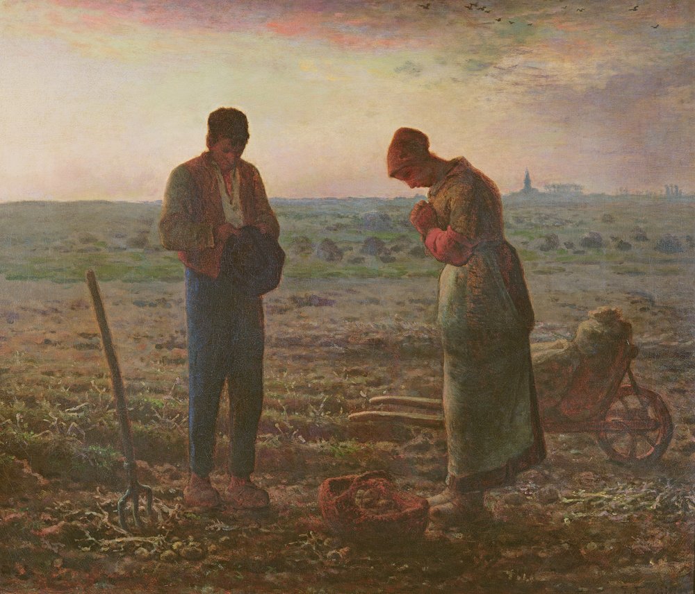 The Angelus by Jean-Francois Millet: Buy fine art print